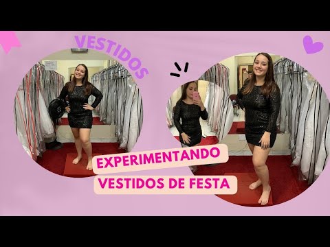 EXPERIMENTANDO VESTIDO PARA UMA FESTA- DE QUEM SERA ESSA FESTA ?