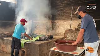 Elaboración de la barbacoa, estilo Barbacoa el Taco Ranchero de Tulancingo