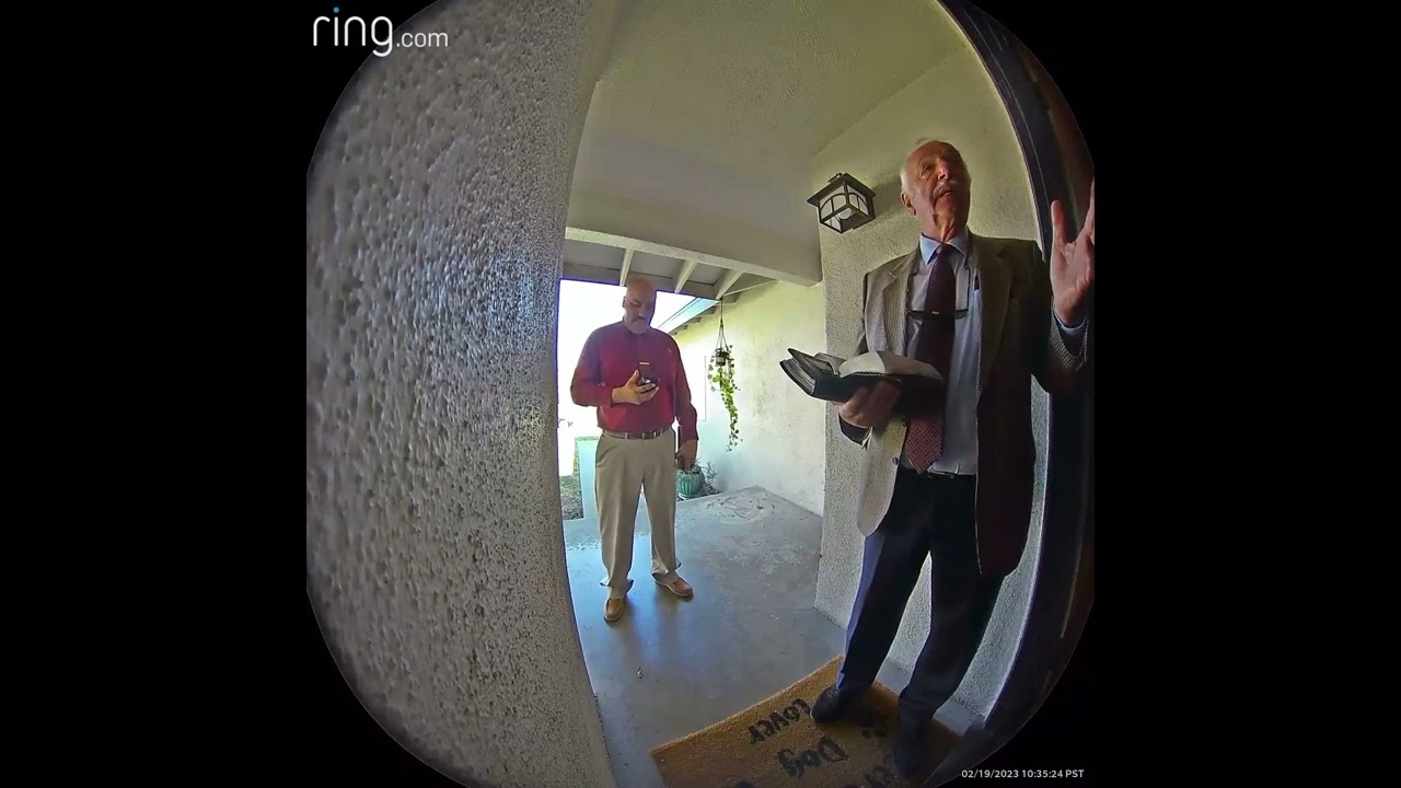 Jehovah's Witnesses Knocking on my door