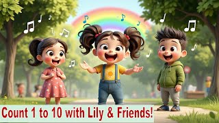 Let’s Count 1 to 10 with Lily & Friends | Fun Numbers Song for Toddlers!
