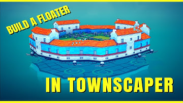 Build A Floating Building in Townscaper
