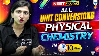 🧪 Master Unit Conversions in ⚡10 Mins | NEET 2025 Chemistry 🔥 | Akansha Karnwal 💯 #neet2025