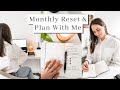 APRIL MONTHLY RESET | Mental Health Goal Setting, Tips for a Tight Budget, Plan With Me