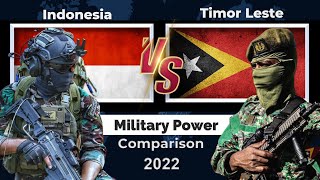 Indonesia vs Timor Leste Military Power Comparison 2022