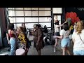 Jimi Watusi getting a conga line going at The Neon Kitten in Deep Ellum. DALLAS, TX