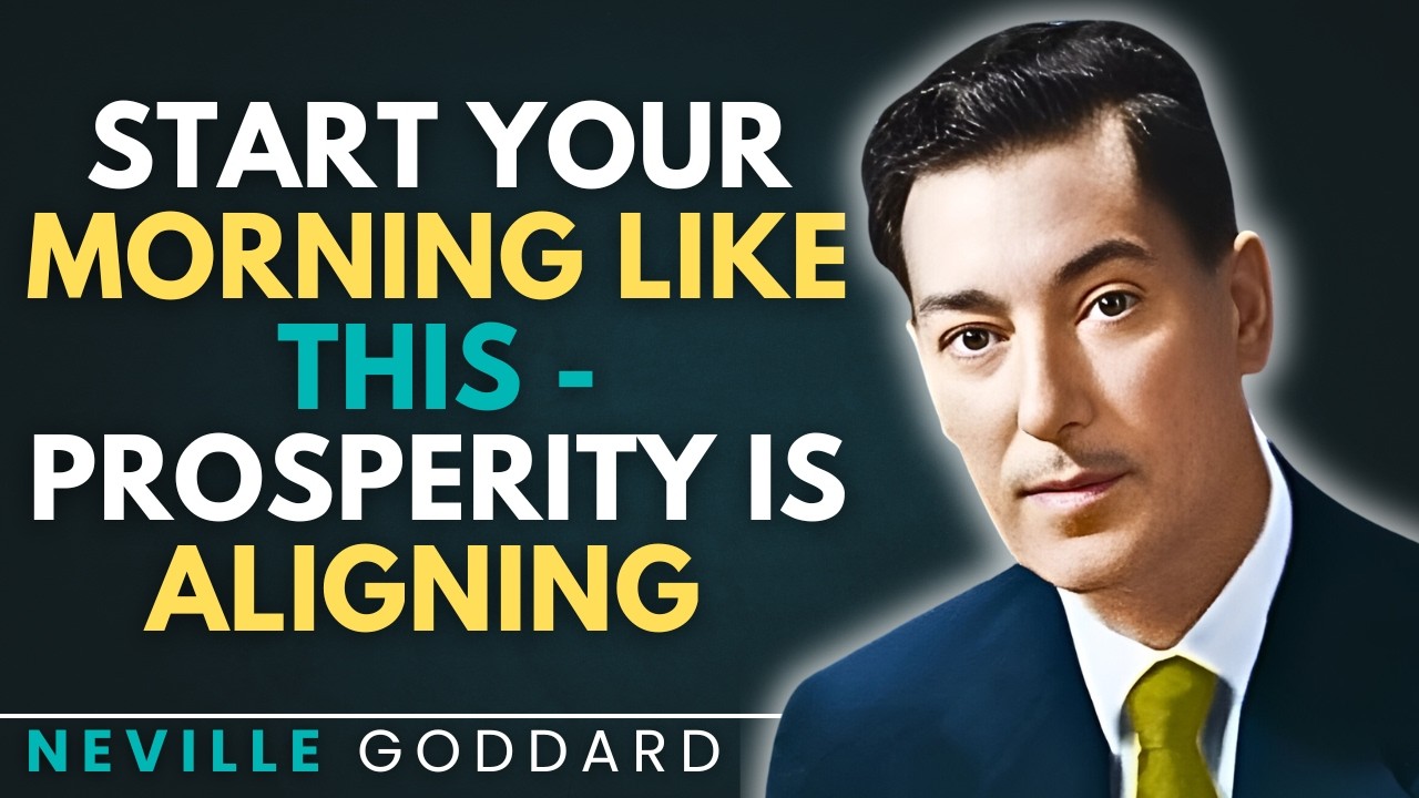 Start Your Morning Like This — Prosperity Is Aligning | Neville Goddard  #morningmotivation