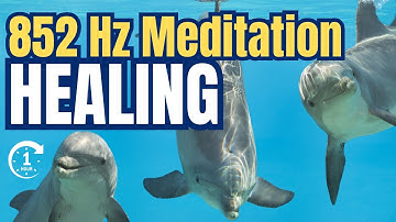 852 Hz Deep Healing Music to Remove Fear & Awaken Intuition | Dolphin Energy Meditation
