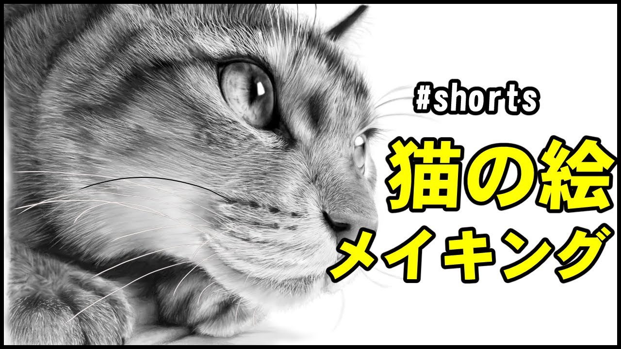 猫の絵のメイキング動画 Shorts Youtube