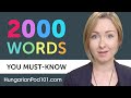2000 words every hungarian beginner must know