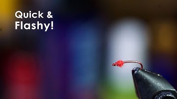 Princess Nymph - Red Annelid Midge Larvae - McFly Angler Fly Tying Tutorials