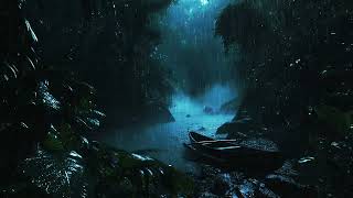 Soft Rain on a Hidden Jungle River 🌧️ Peaceful Rain Sounds for Deep Sleep, Relaxation & Study screenshot 4