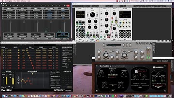 VCV Rack played live (Octavox, Fazortan, Echoboy)