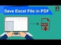 Save Excel File in PDF in Hindi | Save Selected Range as PDF in Excel | Learn Excel in Hindi