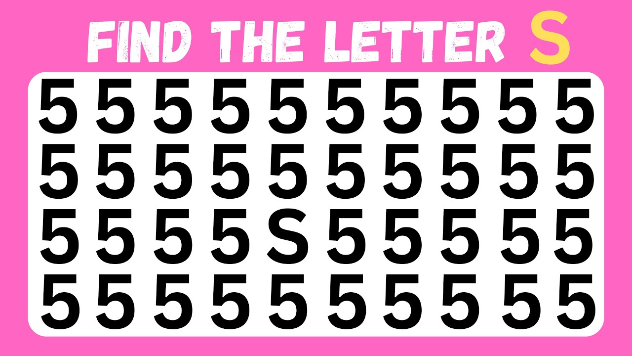 Find the ODD One Out Number and Letter Edition | Easy, Medium, Hard ...