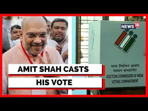 Gujarat Election 2022 | Union Home Minister Amit Shah Casts His Vote In Gujarat Elections | News18 - CNNNEWS18