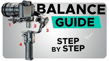 How to Balance a Gimbal Vertical and Horizontal - MOZA AIRCROSS 3 + Sony A7iii