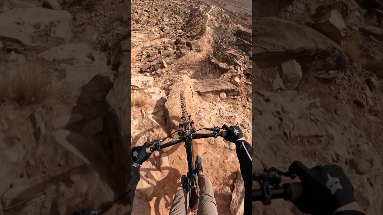 RIPPING A Steep And Sketchy MTB Trail