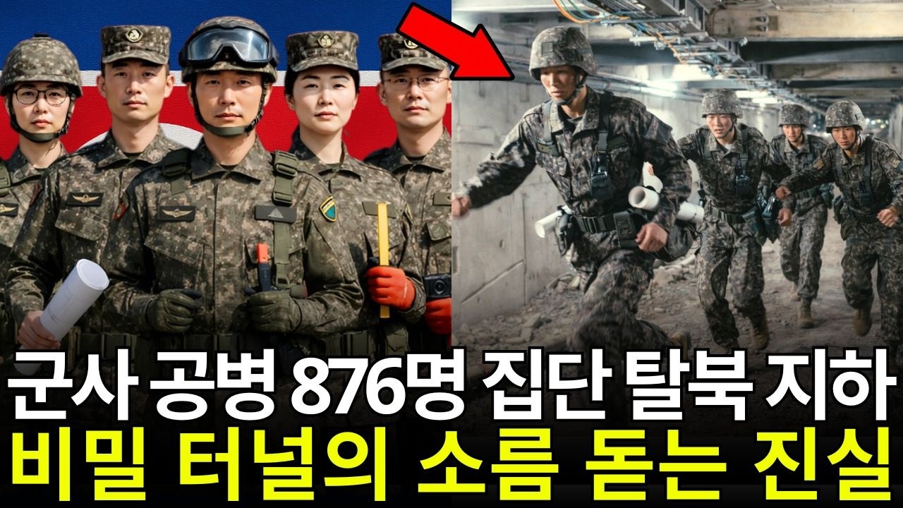 군사 공병 876명이 비밀 터널을 건설해 남한으로 탈북했다 | 탈북감동사연