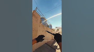 FAST CAT SMOKE ON MIRAGE #shorts #cs2