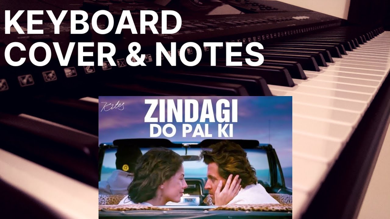 Zindagi Do Pal Ki Kites Keyboard Cover & Notes Hrithik Roshan
