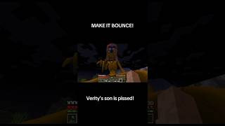 MAKE IT BOUNCE!! #gaming #youtube #games #minecraft #youtubeshorts #minecraftmemes #scary #verity