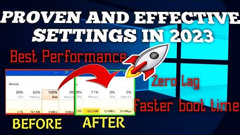 How to speed up Windows 7, 8, 10 and 11 |  The Ultimate Guide to how to speed up laptop/PC 2023
