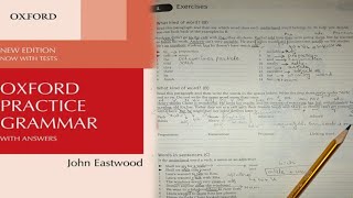 Oxford Practice Grammar Book By John Eastwood Exercise 1 Solution Easy Explanation l Word Classes