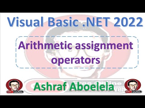 Visual Basic  Net 2022  58  Arithmetic assignment operators