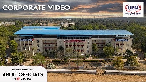 University of Engineering & Management, Jaipur Campus | Corporate video shoot by @ArijitOfficials