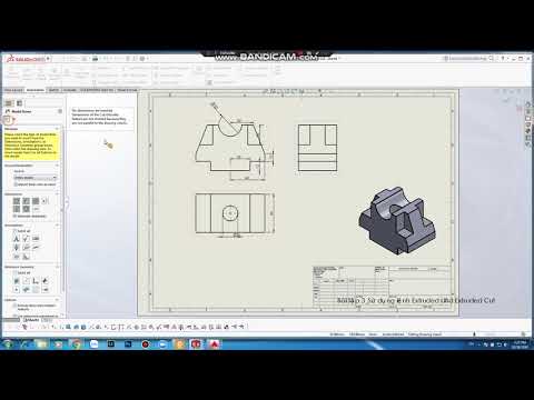 Xuất bản vẽ 3D solidworks sang autocad