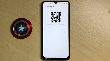 Share wifi password with QR code, connect wifi network with QR code on OPPO A16k Android 11