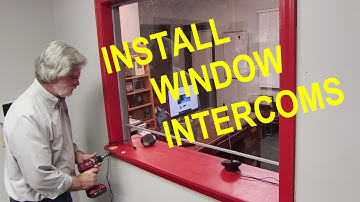 How to Install a Window Intercom Speech Transfer System