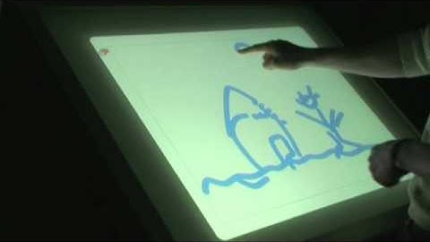 MT4j - Open Source Java Multitouch Framework - Example "Draw"