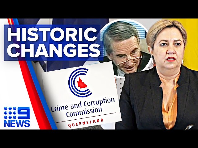 Fitzgerald recommends biggest changes to CCC in its history | 9 News Australia