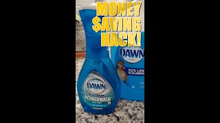 Money Saving Dawn Powerwash Refill Life Hack #Shorts