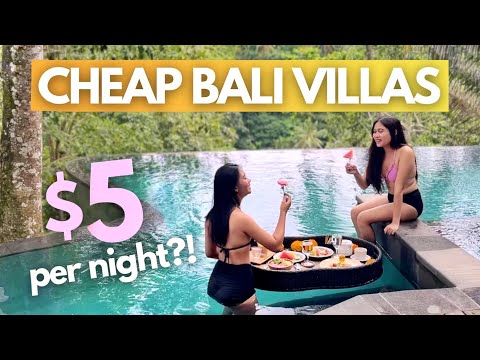 Top 5 Best Affordable Villas In Bali | Budget Travel Guide Prices x Costs 2024