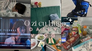 Daily Vlog / O zi cu Hugo acasa / Cumparaturi si mancare / Serial Netflix