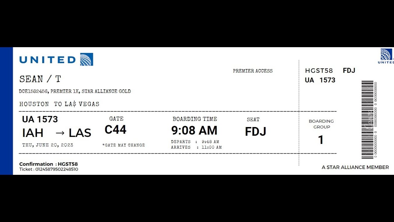 United Airlines Flight 1573 Houston (IAH) to Las Vegas (LAS) MSFS 2020