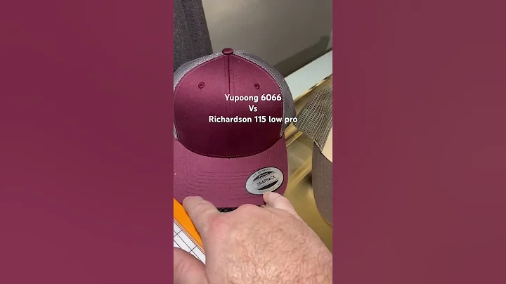 Yupoong 6606 vs Richardson 115 low profile trucker hats almost identical #laserengraving #hats