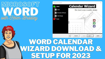 Word Calendar Wizard - Setup to work in 2023 *****READ THE PINNED COMMENT FOR NEW DOWNLOAD LINK****