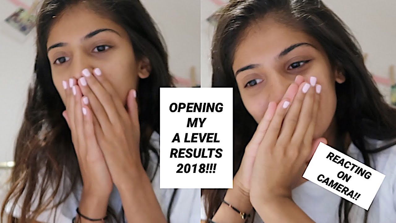 A LEVEL RESULTS 2018!! REACTING TO MY RESULTS ON CAMERA *OMG* - YouTube