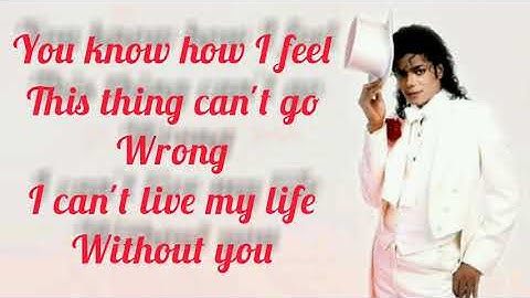 Thumbnail of Michael Jackson - I just can't stop loving you (lyrics)