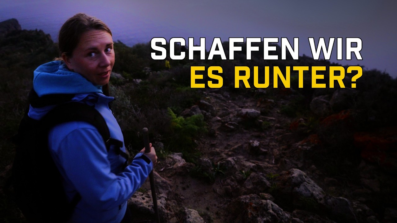 ⁣Ungeplante Nachtwanderung: 400 m steil bergab zum Boot | Panarea