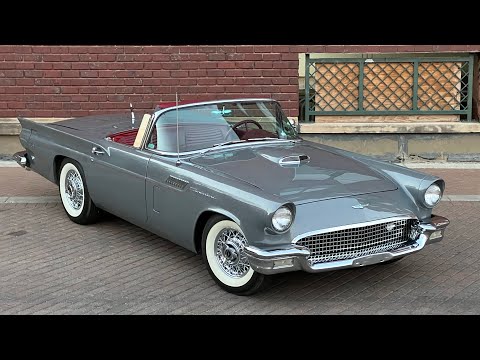 Factory-Supercharged 1957 Ford Thunderbird F-Code 3-Speed