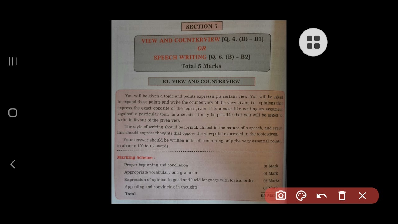 Std 10 , View & Counterview ( writing skill) - YouTube