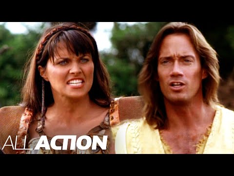 Hercules Fights Xena | Hercules: The Legendary Journeys | All Action