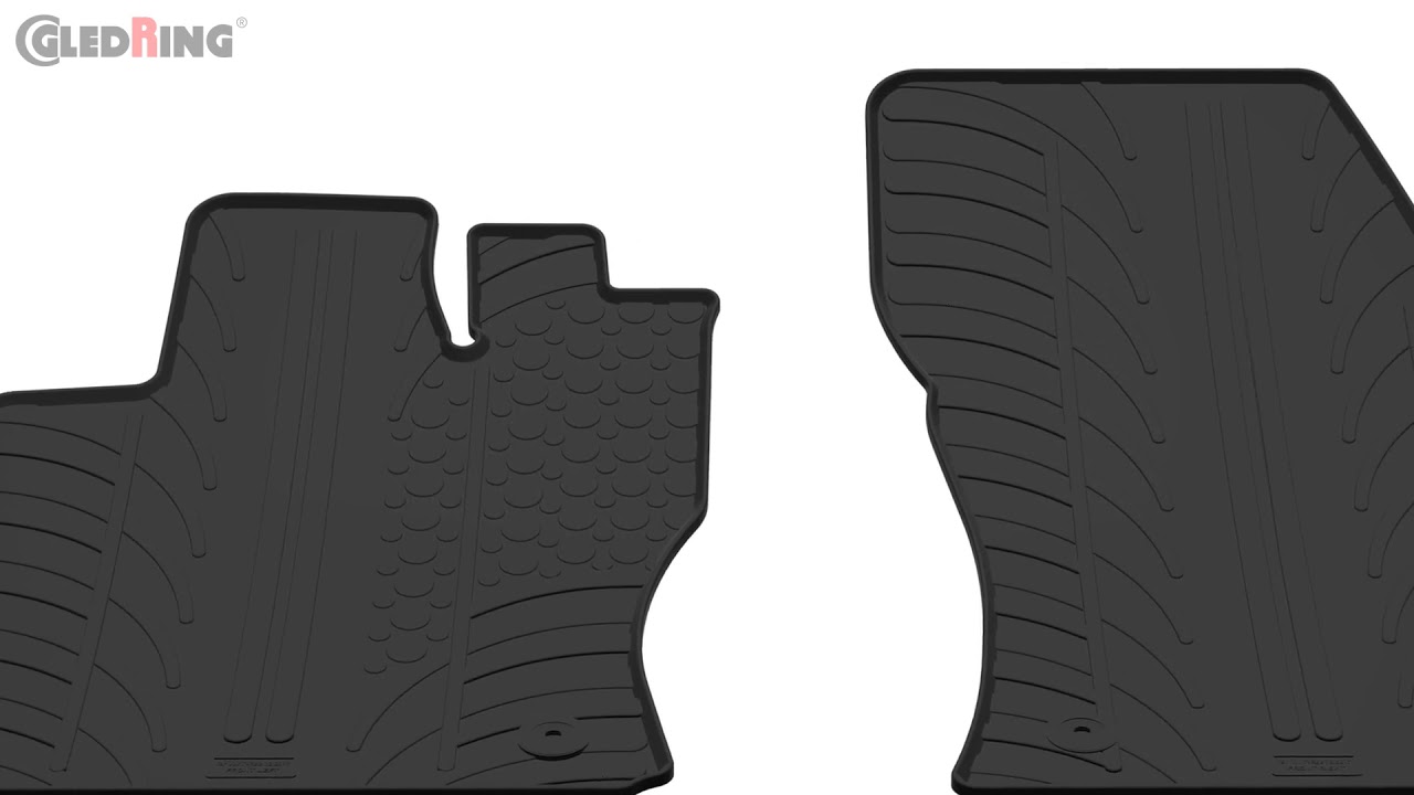 Rubber mats Gledring for Ford Fiesta WithCar YouTube