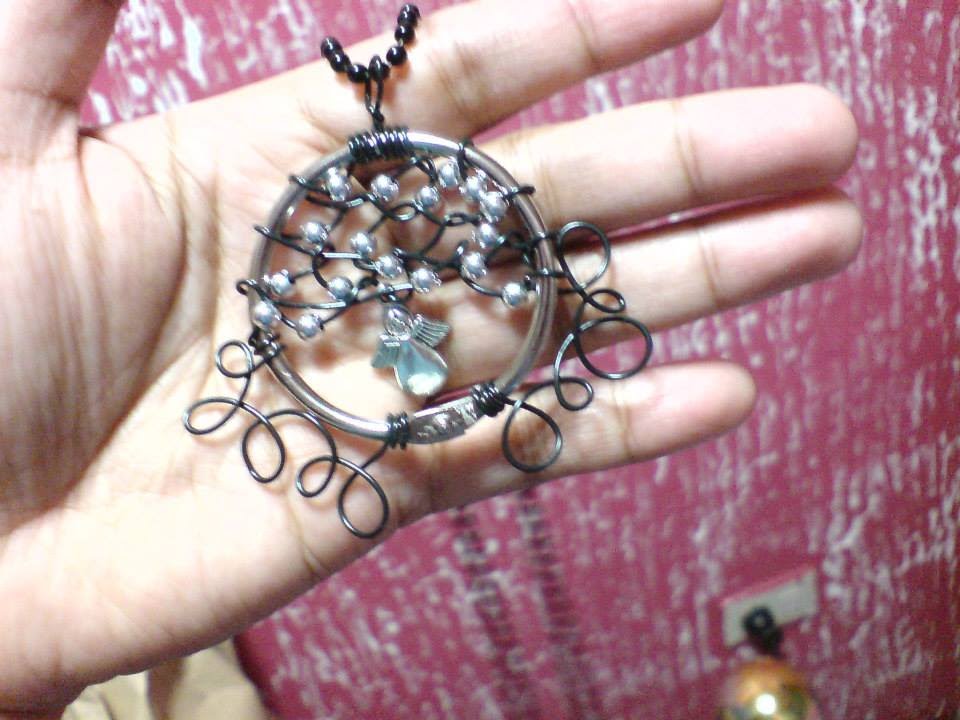 DIY fancy pendant using ring binder YouTube