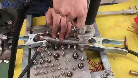 Short Cycle Stud Welding Machine SSC-1000i Weld Dia 8mm Studs 2mm Thickness Steel Pipe