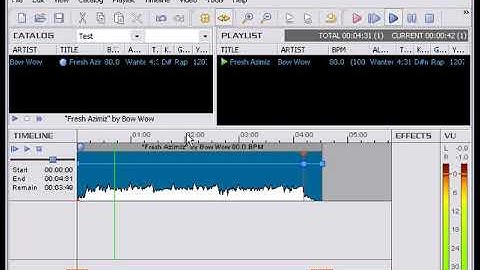 MixMeister: Pro 5 vs. Fusion (Halving the Tempo) [Pro 5]